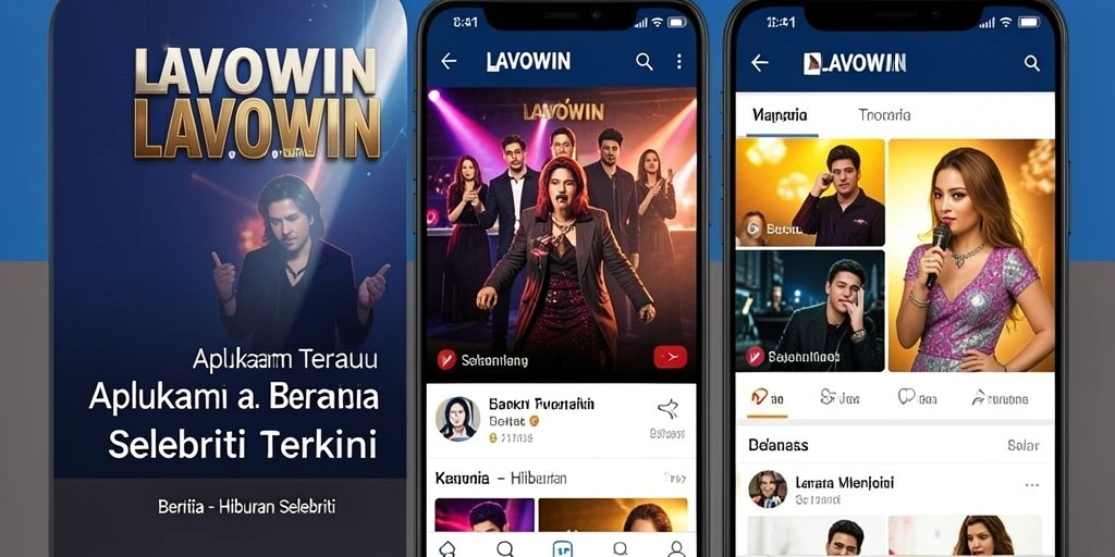 Tampilan antarmuka aplikasi LAVOWIN yang modern dan user-friendly.